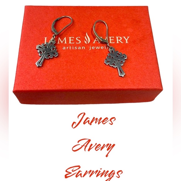James Avery Jewelry Retired James Avery Cross Earrings Silver 925